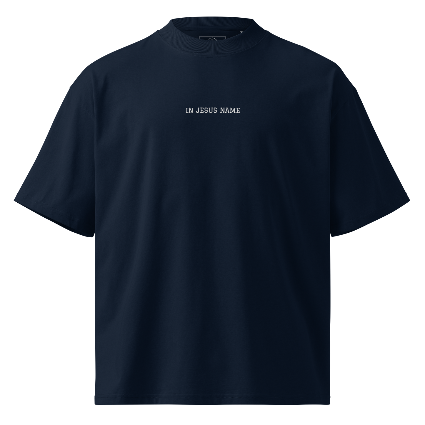 “In Jesus Name” oversized TEE