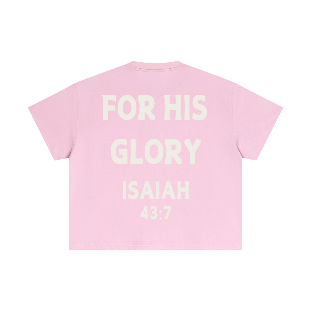 “For His Glory” Boxy Tee