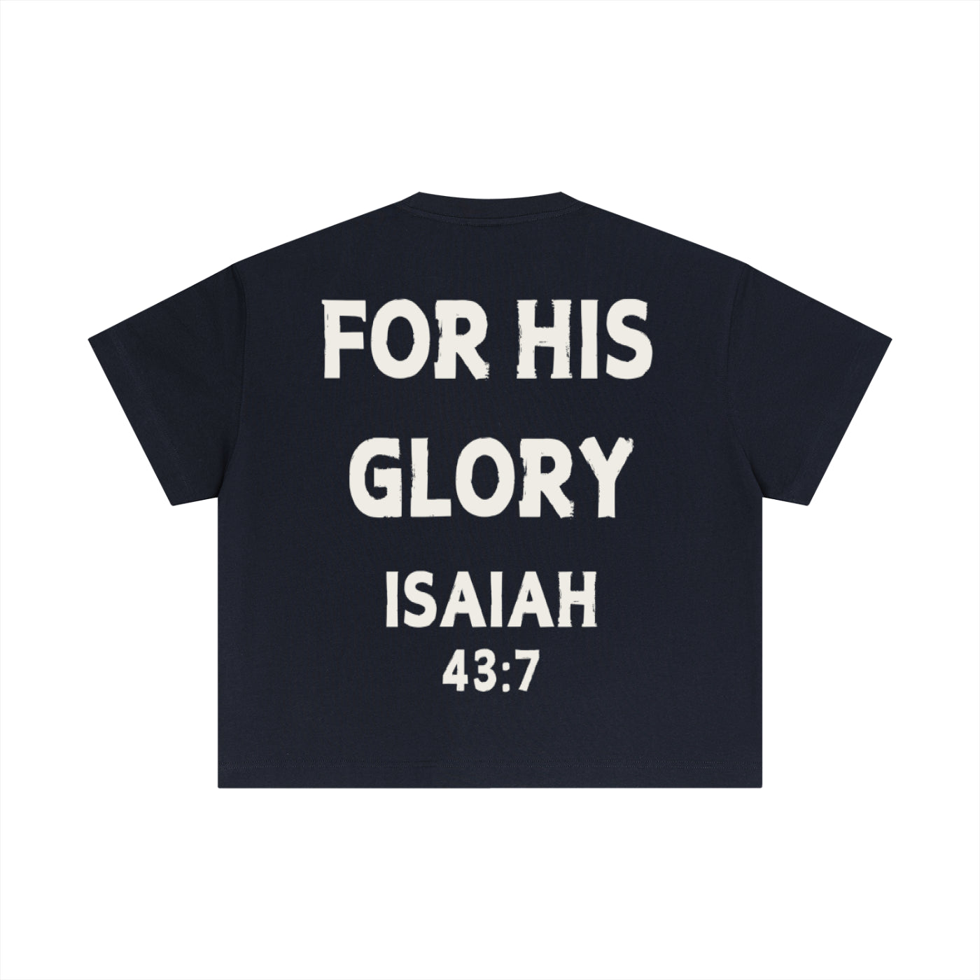 “For His Glory” Boxy Tee