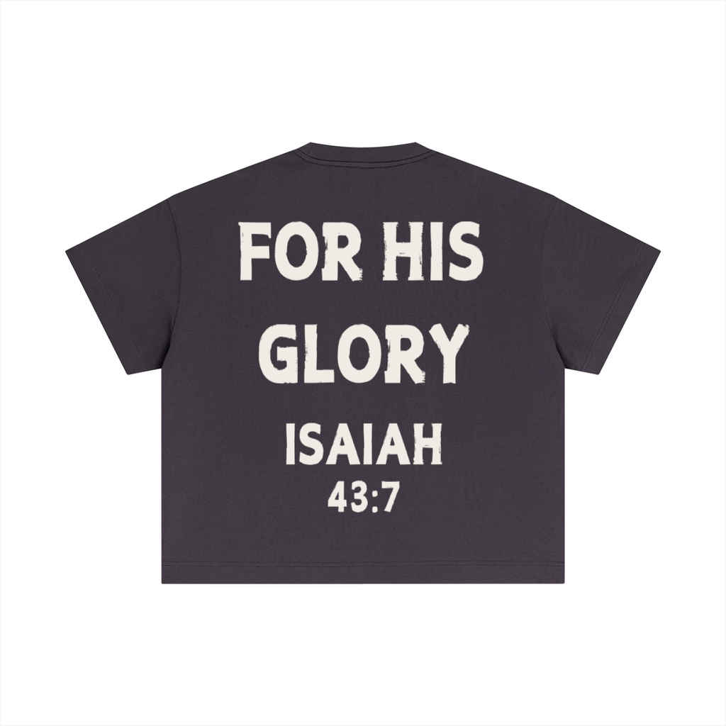 “For His Glory” Boxy Tee