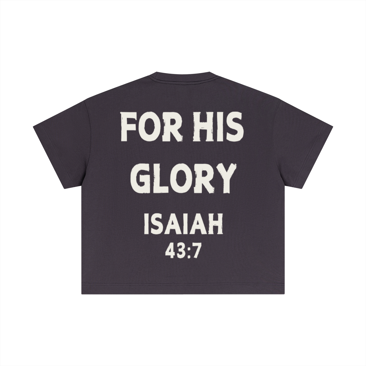 “For His Glory” Boxy Tee