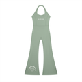 “Girls With Purpose” Halter Flared Jumpsuit