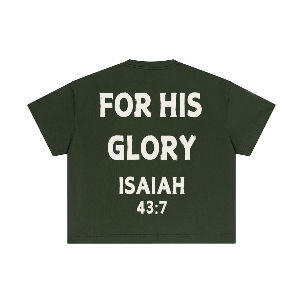 “For His Glory” Boxy Tee