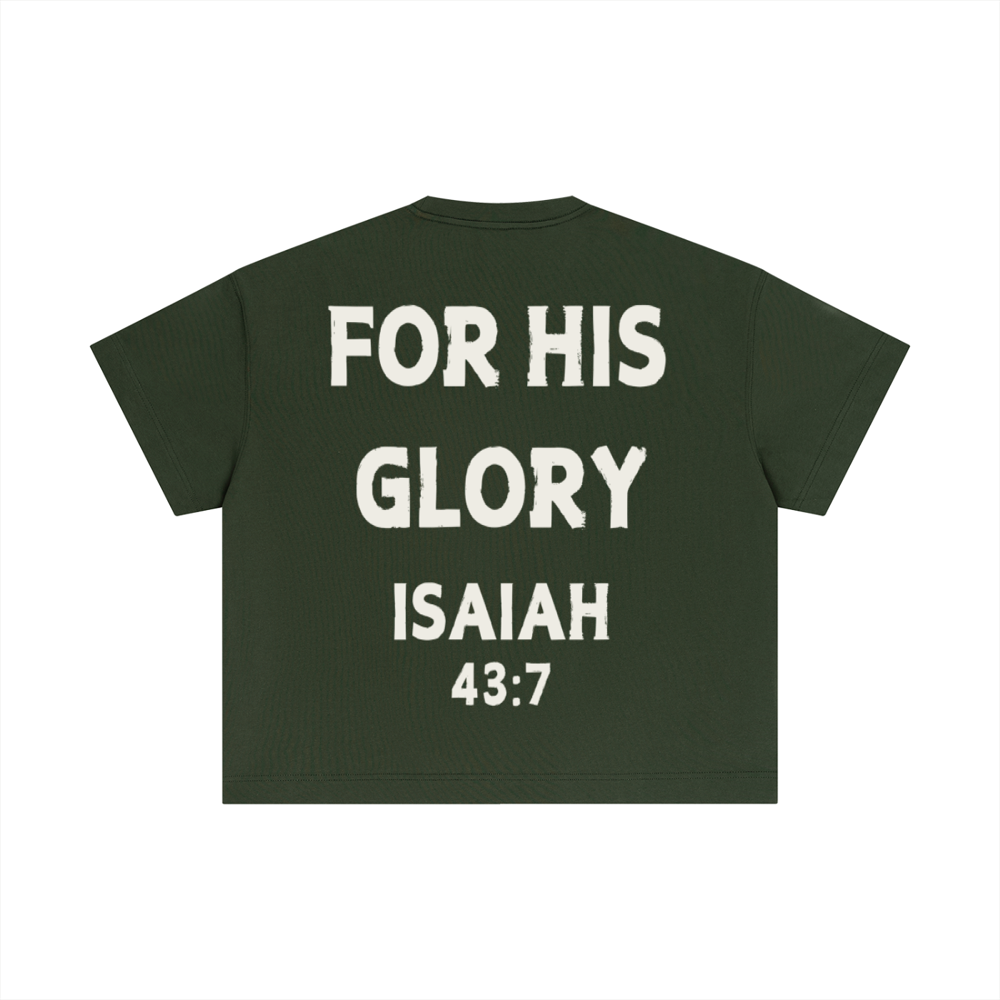 “For His Glory” Boxy Tee