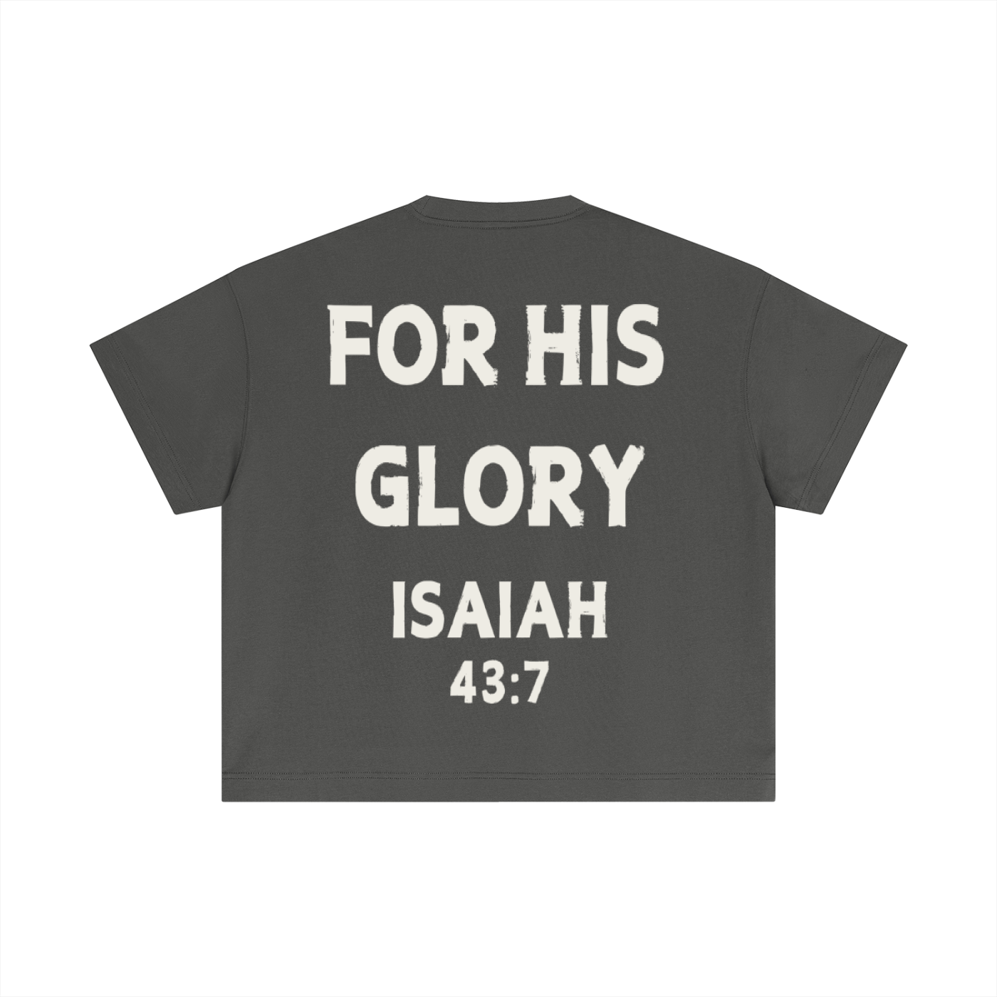 “For His Glory” Boxy Tee