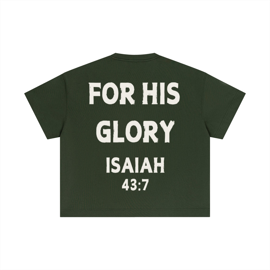 “For His Glory” Boxy Tee