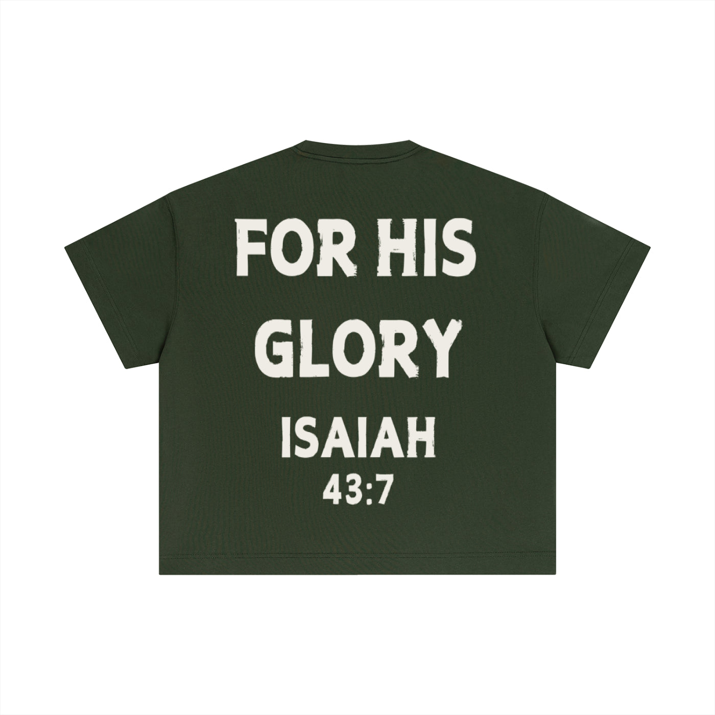 “For His Glory” Boxy Tee