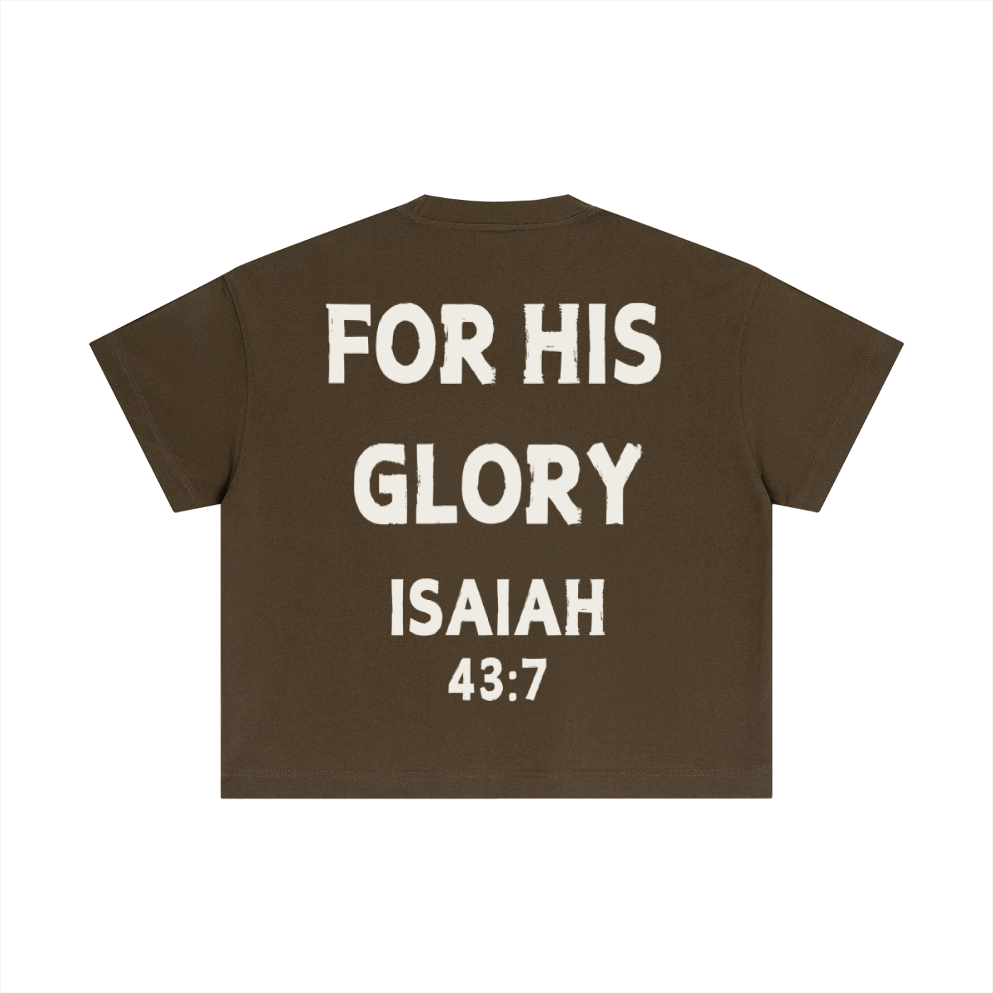 “For His Glory” Boxy Tee