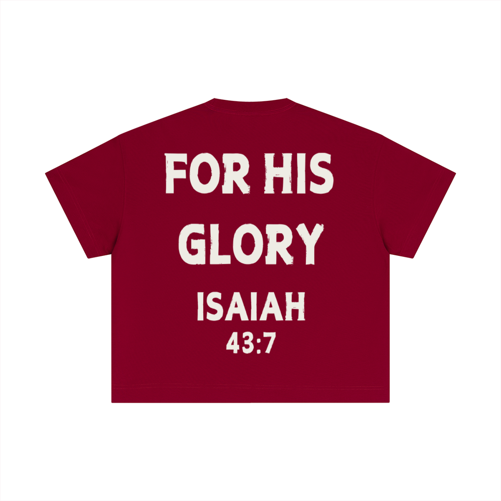 “For His Glory” Boxy Tee