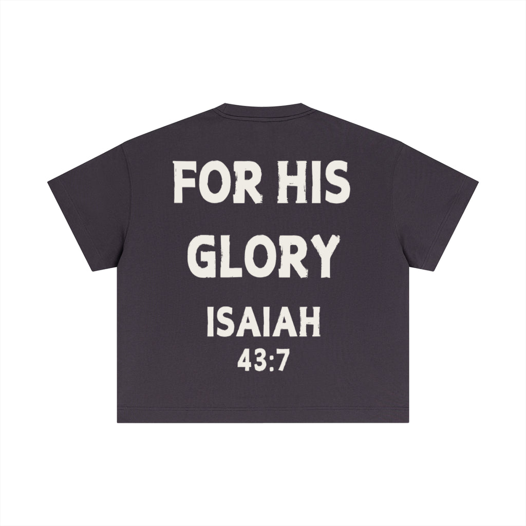 “For His Glory” Boxy Tee