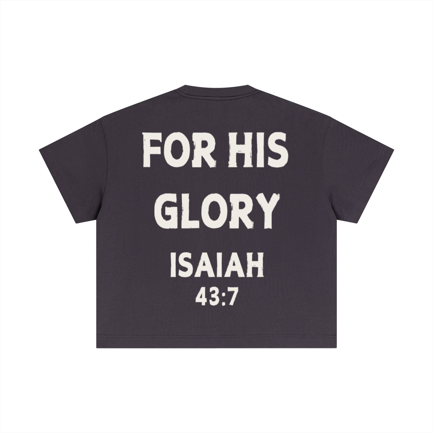 “For His Glory” Boxy Tee