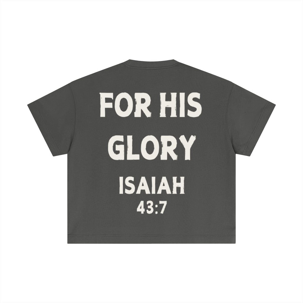 “For His Glory” Boxy Tee