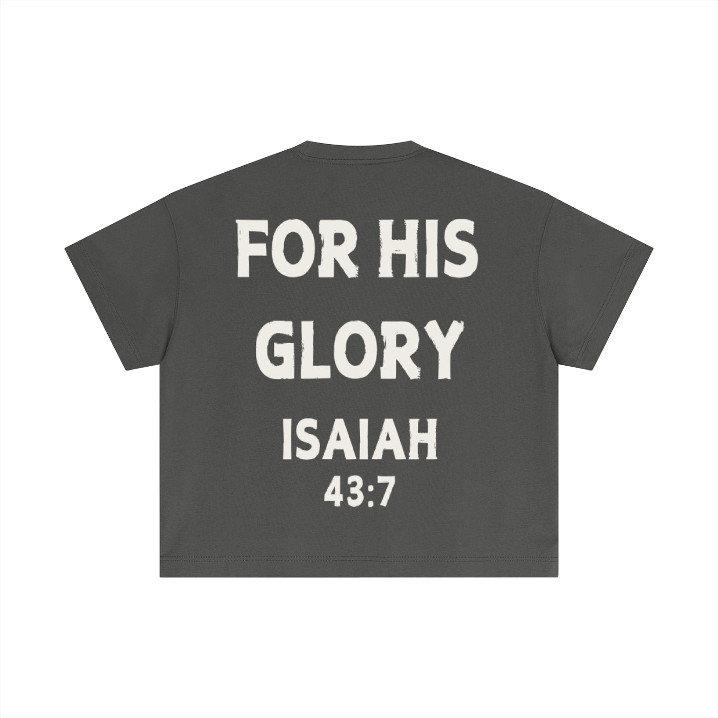 “For His Glory” Boxy Tee