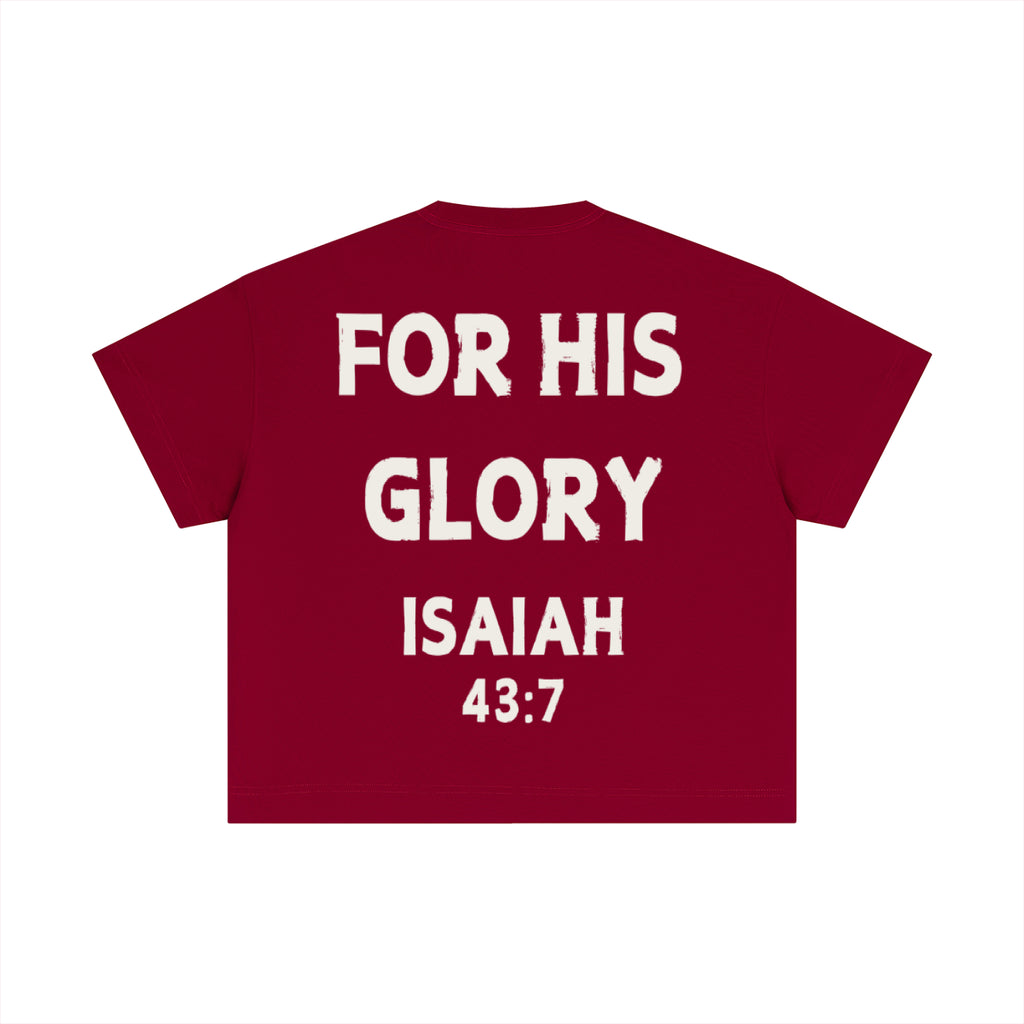 “For His Glory” Boxy Tee
